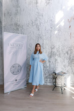 Load image into Gallery viewer, Linen Midi Classic Dress